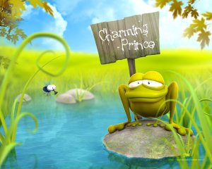 Frog - Charming Prince Sign