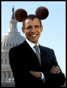 People - Obama, Barack - Mickey Mouse Ears